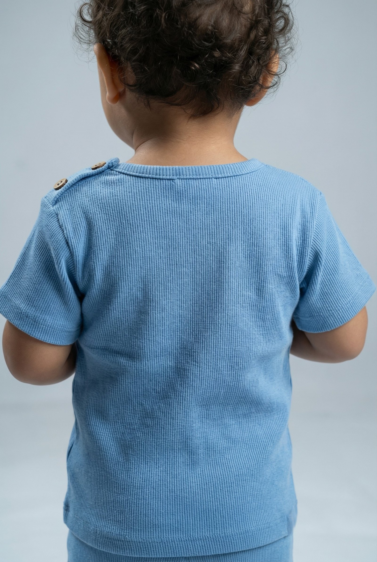 Cozy Rib Tshirt - Baby Blue