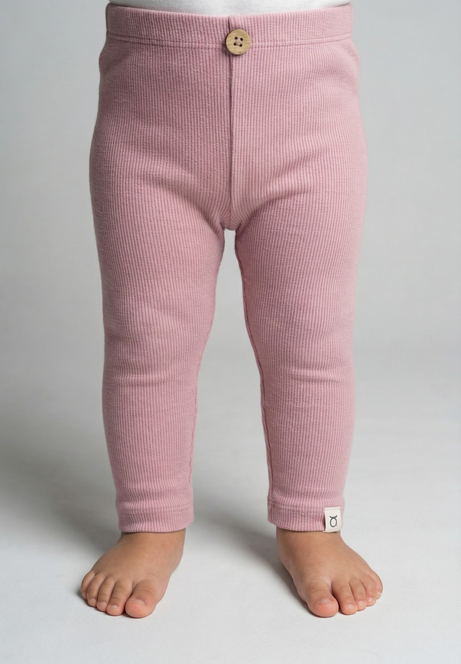 Cozy Rib Pants – Blush Pink