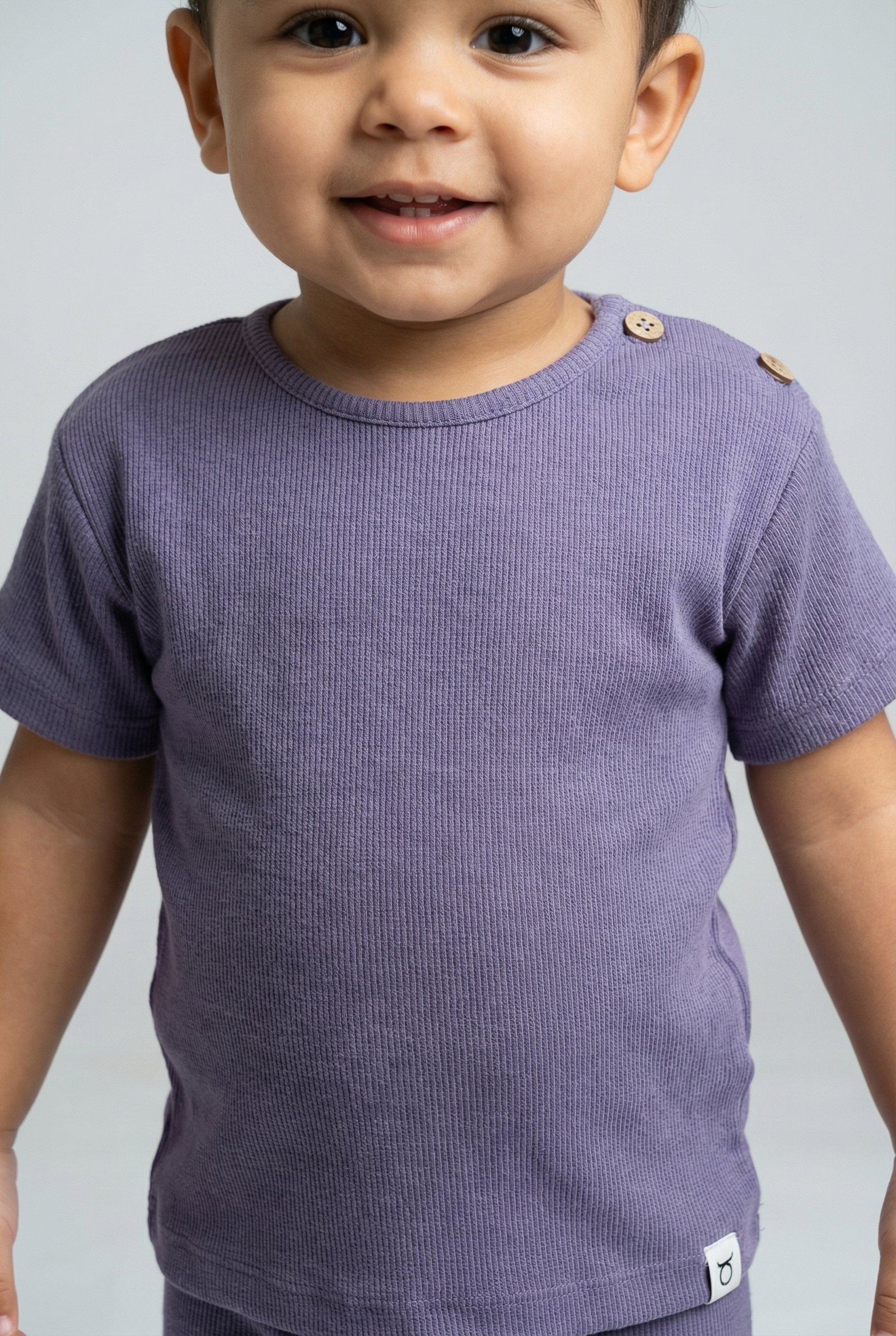 Cozy Rib Tshirt - Sweet Lavender