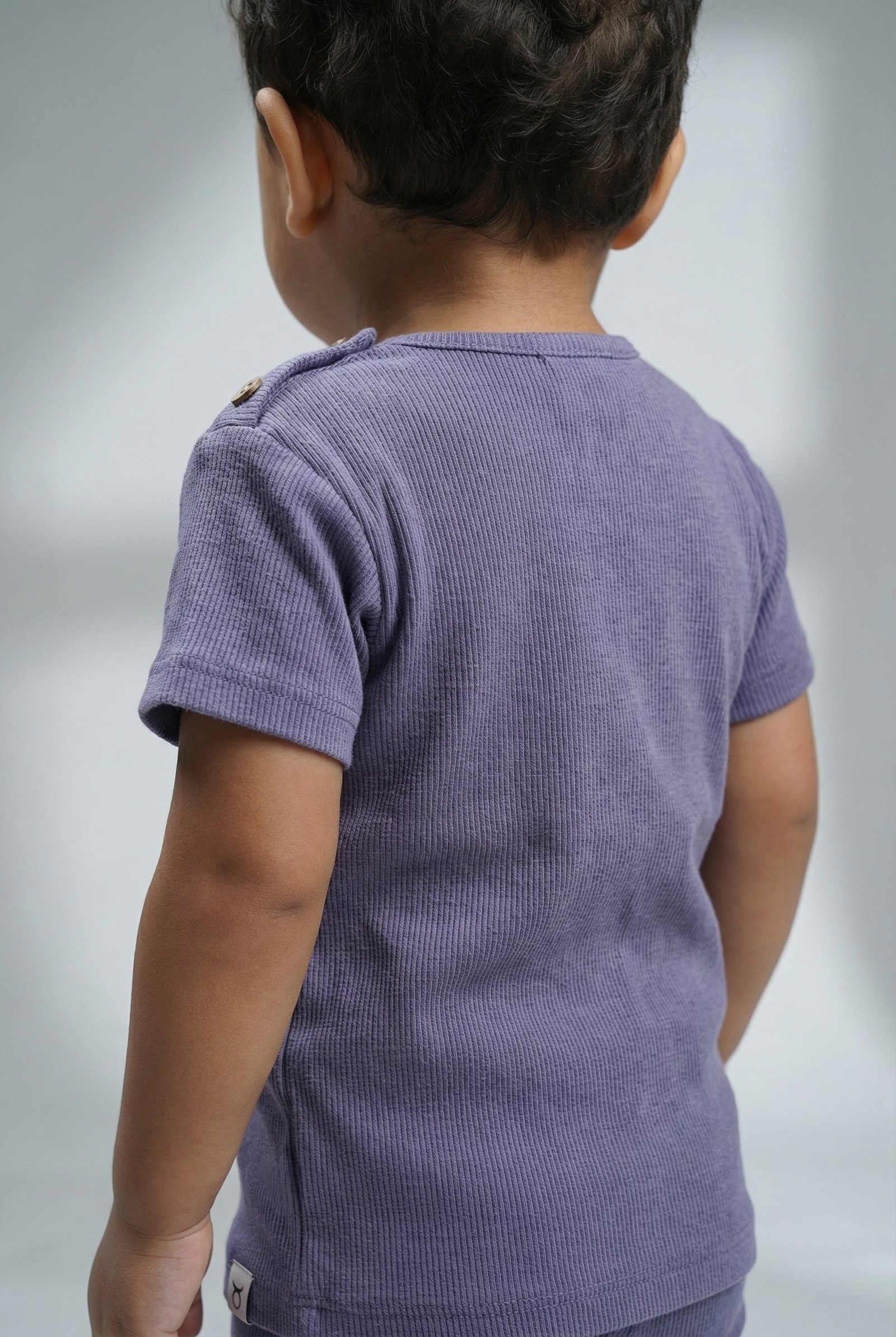 Cozy Rib Tshirt - Sweet Lavender - Image 2