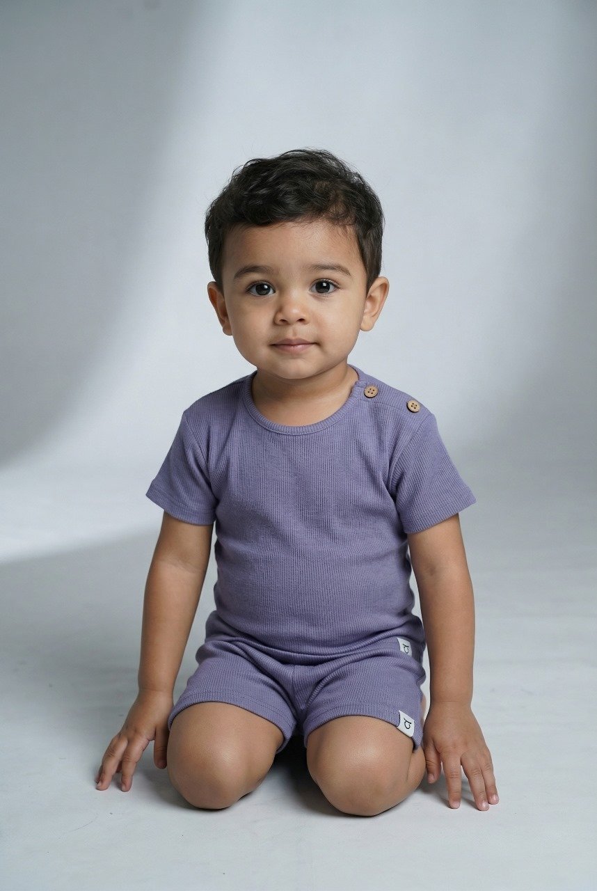 Cozy Rib Tshirt - Sweet Lavender - Image 3